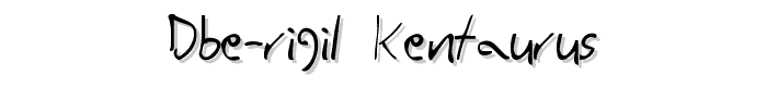 DBE-Rigil Kentaurus font